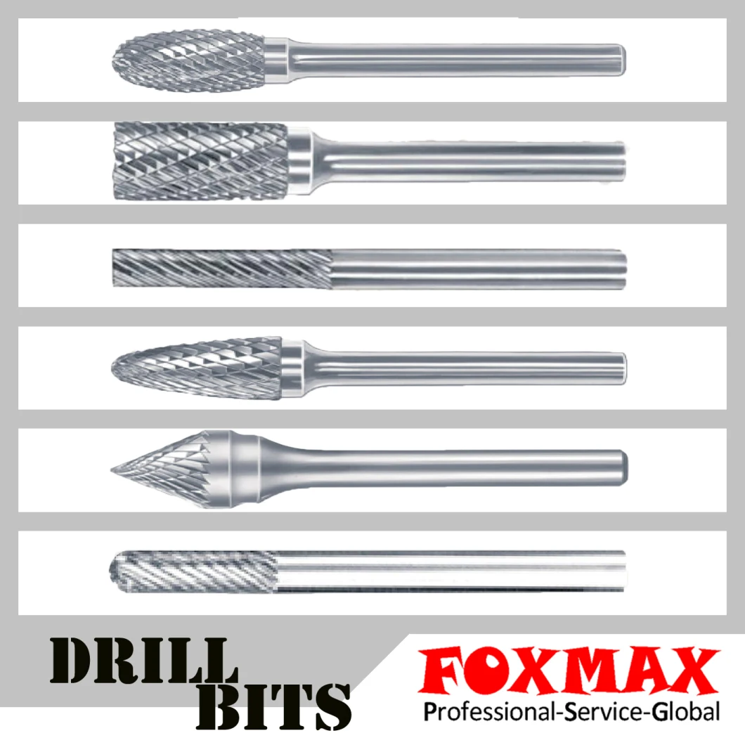 Oval Shape <Double, Single, Nonferrous> Carbide Rotary Burr (FXD-51)